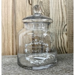 Sklany Pojemnik Chic Antique z Napisami 1