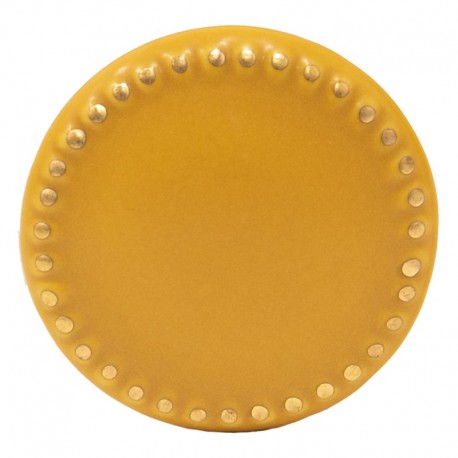 Gałka Meblowa Ceramiczna Matowa Żółta Clayre & Eef