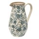 Ceramiczny Dzbanek Prowansalski w Kwiaty L Clayre & Eef