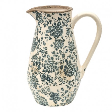 Ceramiczny Dzbanek Prowansalski w Kwiaty M Clayre & Eef