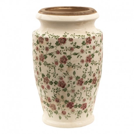 Wazon w Kwiaty Prowansalski Ceramiczny D Clayre & Eef