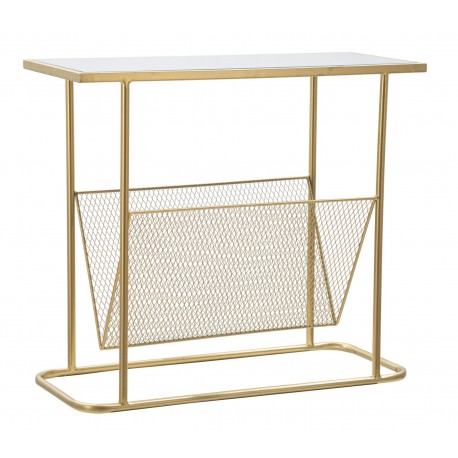 Złoty Stolik Glamour z Gazetnikiem Mauro Ferretti