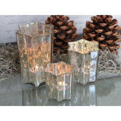 Srebrny Świecznik DRUGA KATEGORIA Chic Antique Gwiazdka 2