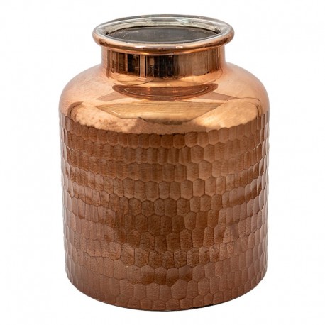 Szklany Wazon Miedziany Clayre & Eef