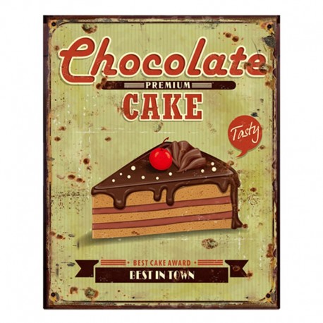 Metalowa Tabliczka Retro Czekolada Clayre & Eef