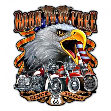 Metalowa Tablica Retro w Stylu Amerykańskim H Clayre & Eef