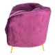Sofa Welurowa Glamour Fioletowa Clayre & Eef