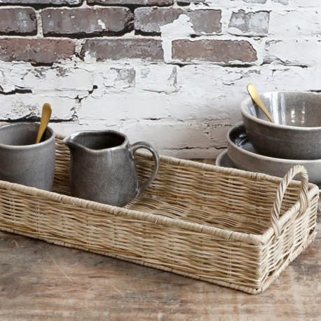 Rattanowa Taca Chic Antique Okrągła