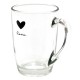 Szklane Kubki w Serca F Clayre & Eef