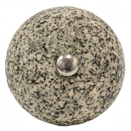 Ceramiczna Gałka Meblowa Kremowo-Czarna Clayre & Eef