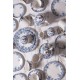 Porcelanowy Dzbanek z Filiżanką w Niebieskie Kwiaty Clayre & Eef