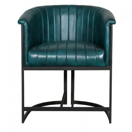 Krzesło/Fotel Ze Skórzanym Obiciem Clayre & Eef