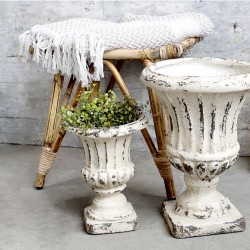 Osłonka Na Doniczkę Chic Antique Rattan Corte Kremowa E