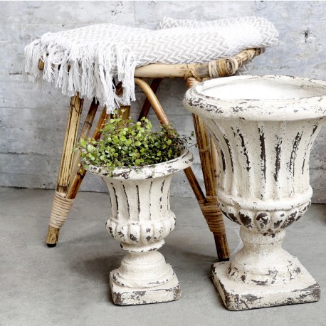 Osłonka Na Doniczkę Chic Antique Rattan Corte Kremowa E