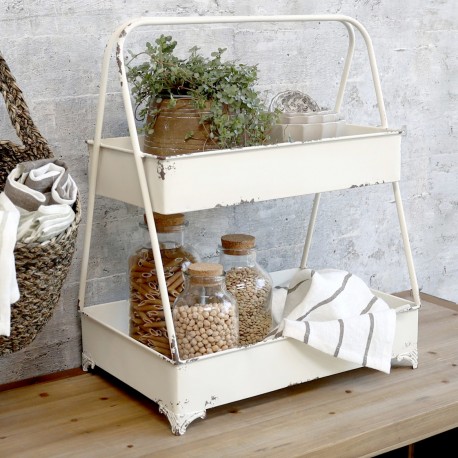 Piętrowa Patera Chic Antique Wysoka 64 cm