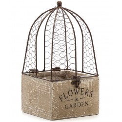 Osłonki Drewniane Klatki Aluro Floro 1