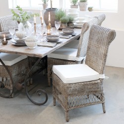 Krzesło z Rattanowym Siedziskiem Chic Antique