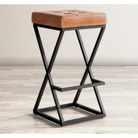 Hoker ze Skórzanym Siedziskiem Avola Livin Hill A