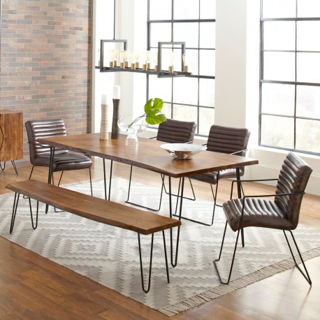 Hoker ze Skórzanym Siedziskiem Avola Livin Hill B