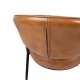 Krzesło Ze Skórzanym Obiciem F Clayre & Eef