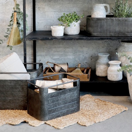 Pleciony Dywanik Okrągły Chic Antique z Trawy Morskiej E