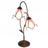 Lampa Stołowa Tiffany Kwiaty F Clayre & Eef