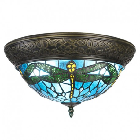 Lampa Tiffany Plafon L Clayre & Eef