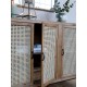 Komoda Boho Chic Antique z Rattanowymi Frontami A