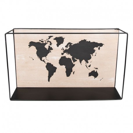 Półka Ścienna Loft Mapa Clayre & Eef