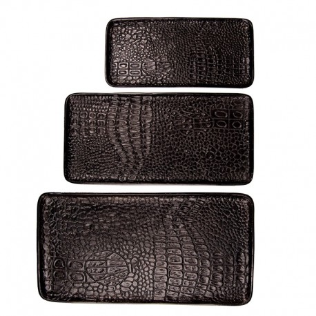 Metalowe Tace Ozdobne 3 szt. A Clayre & Eef