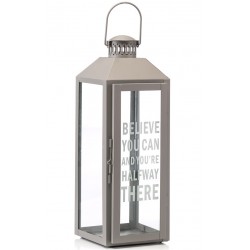 Szary Lampion Szklany 3