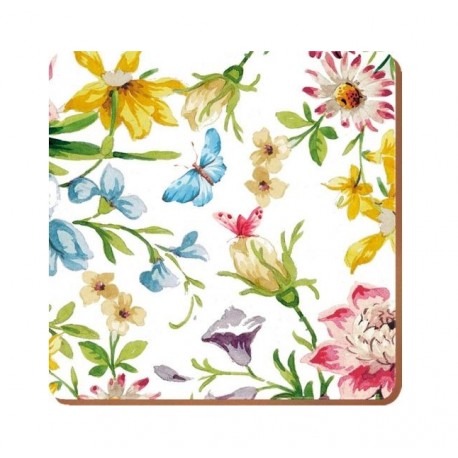 Podkładki Korkowe Pod Kubek Kwiaty