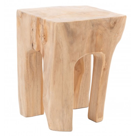 Drewniany Stolik Pień w Stylu Rustykalnym D