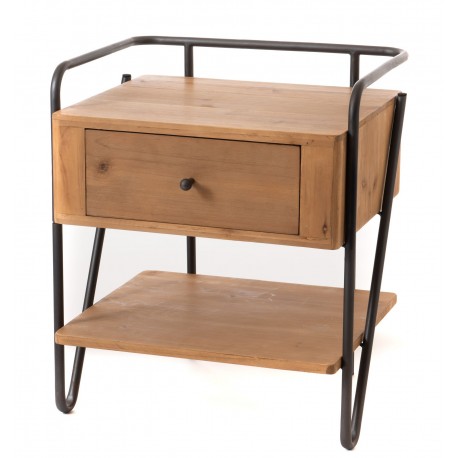 Stolik Nocny Industrialny Eliz