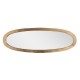 Owalne Lustro w Metalowej Ramie Clayre & Eef