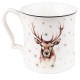 Porcelanowe Kubki Świąteczne z Reniferem Clayre & Eef