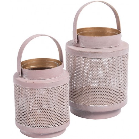 Metalowy Lampion Belldeco Rose 1