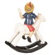 Doll on rocking horse Clayre & Eef