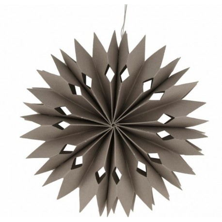 Papierowa Zawieszka Śnieżynka Belldeco Boho 1A