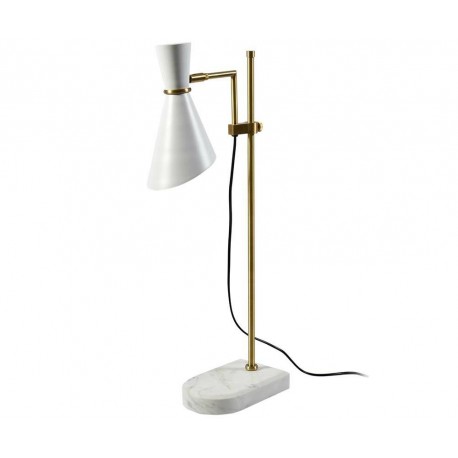Lampa Stołowa Deluxe Gold Marmur 1