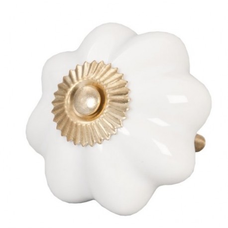 białe gałki do mebli