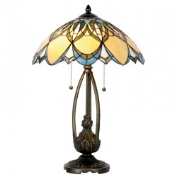 Witrażowa Lampa Stołowa Tiffany J Clayre & Eef