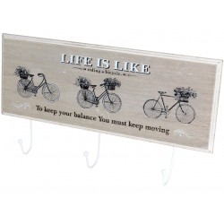 Wieszak Drewniany z Rowerami