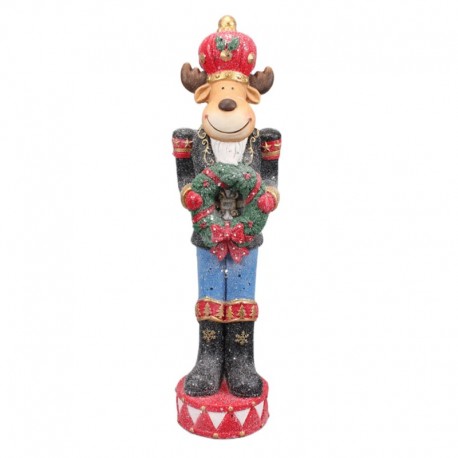 Wysoka Figurka Świąteczna Renifer 66 cm B Clayre & Eef