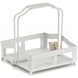 Serwetnik Metalowy Biały