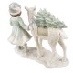 Figurka Bożonarodzeniowa Dziewczynka z Jelonkiem Clayre & Eef