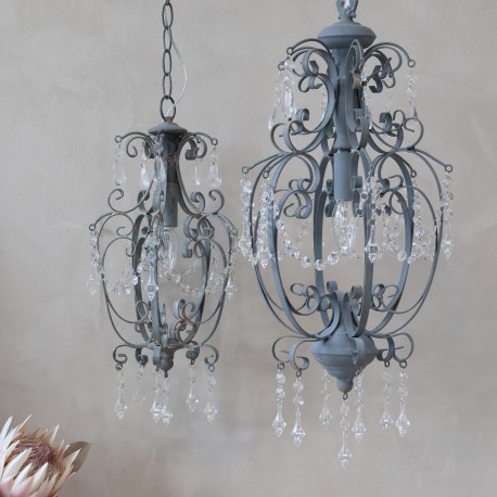 Żyrandol z Kryształkami Vintage Chic B