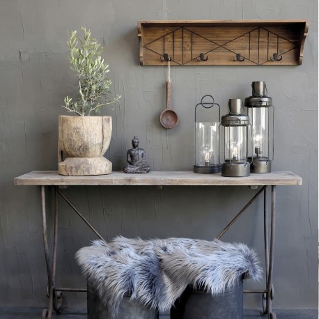 Wieszak w Stylu Prowansalskim Chic Antique z Półką