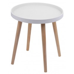 Stolik w Stylu Skandynawskim Biały