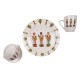 Porcelanowe Kubki Świąteczne Clayre & Eef